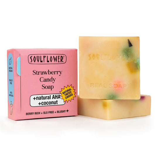 Strawberry Glow Soap for Natural Tinted Cheeks