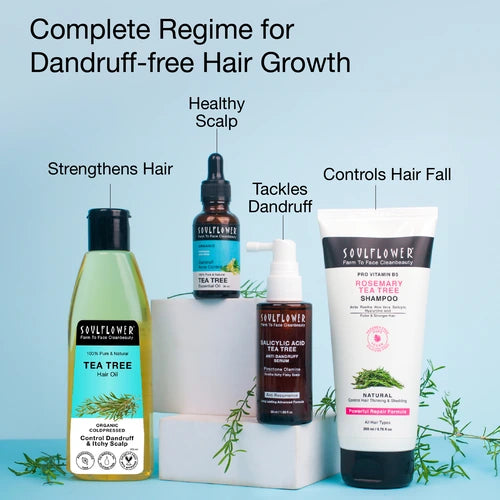 Complete hair regime for a shinier hair and  healthier scalp.
