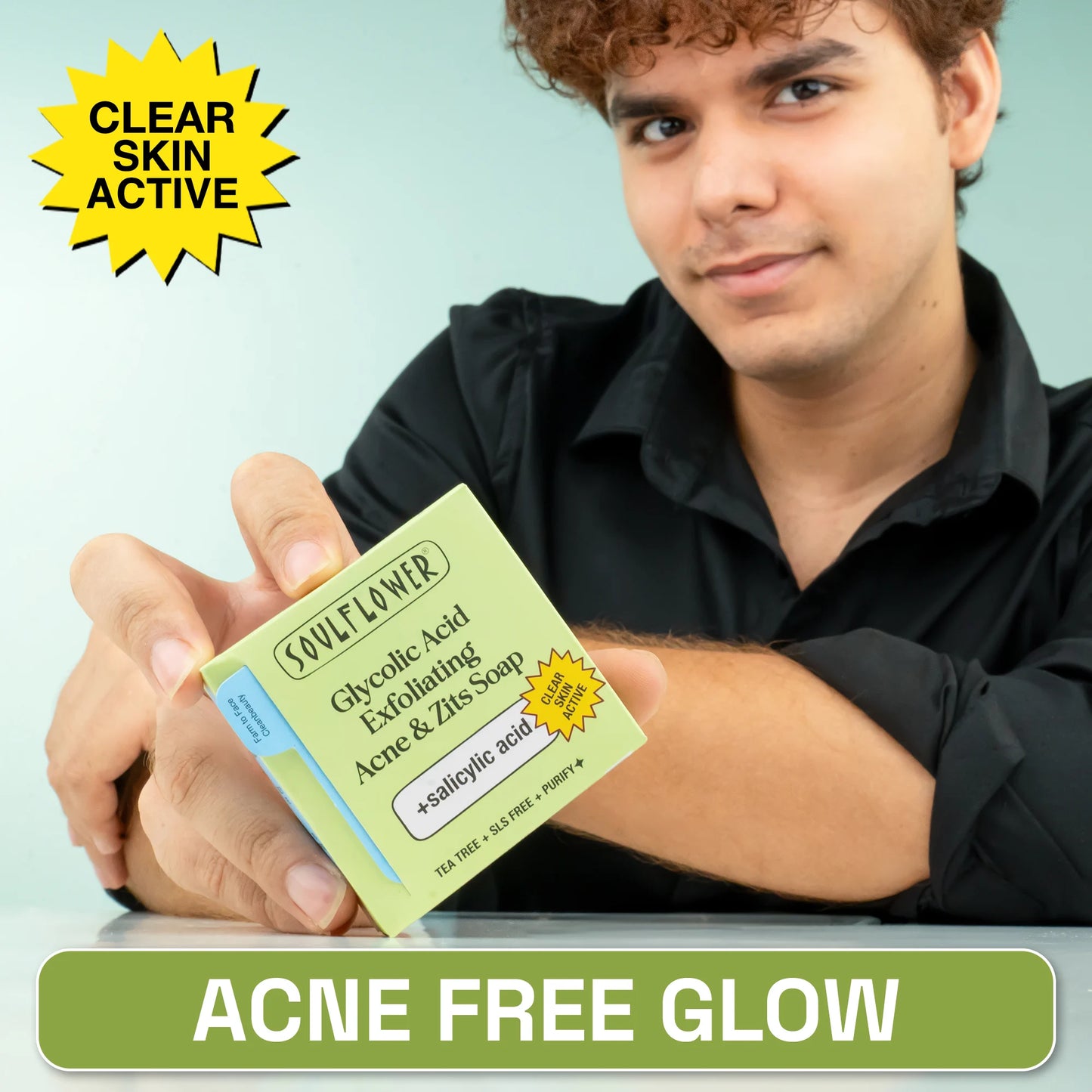 Glycolic Acid exfoliating Acne & Zits Soap