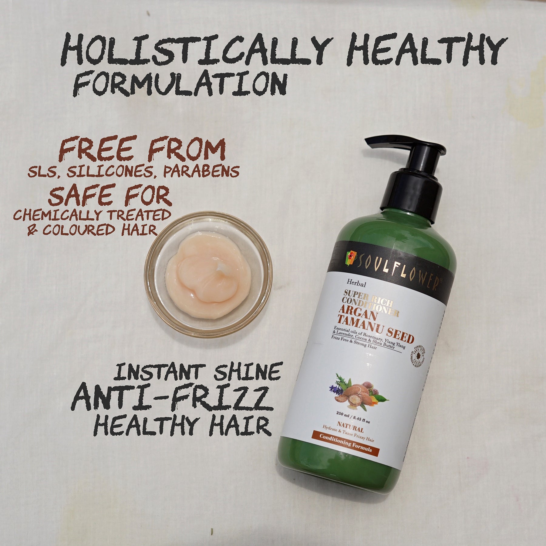 Argan Super Rich Conditioner for Dry, Damaged & Frizzy Hair, Control Hair Fall