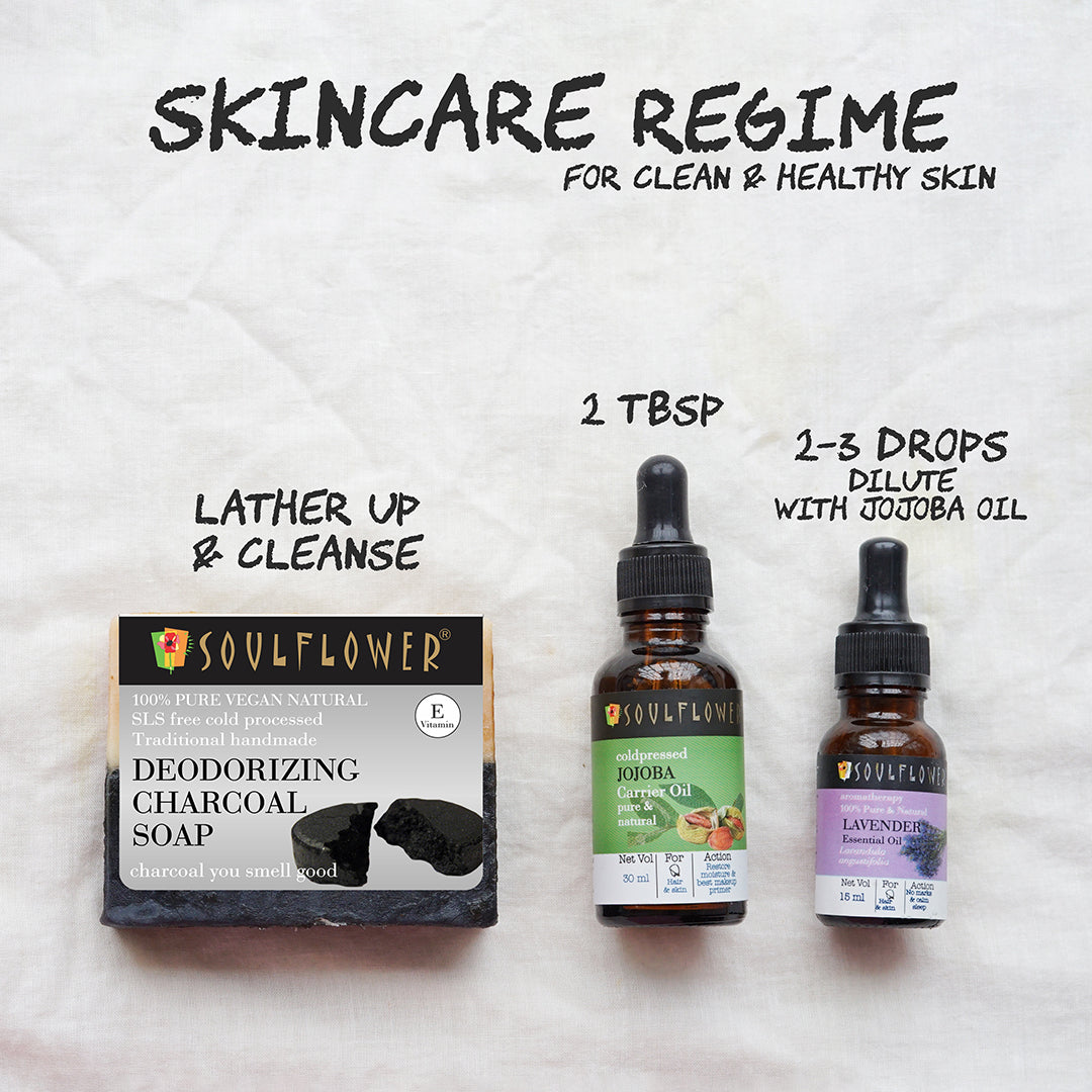 Activated Charcoal Soap Regime