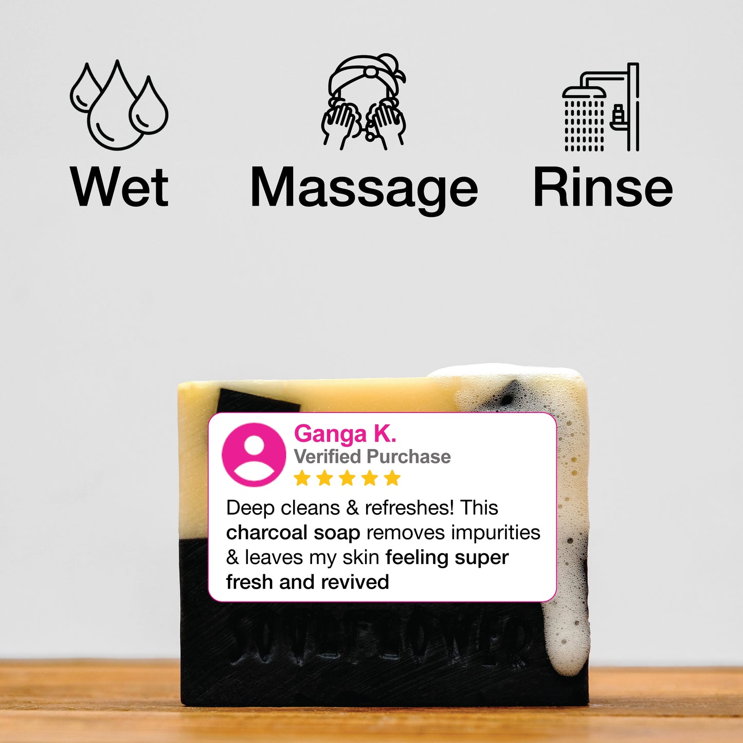 Activated Charcoal Soap for Pollution Protection