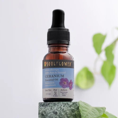 Geranium essential oil for clear skin and healthy hair – 100% pure and natural
