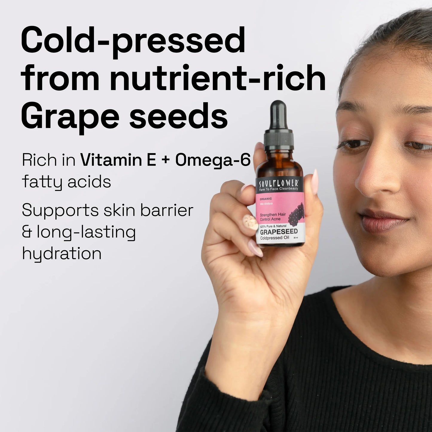 Grapeseed Oil For Hair & Skin