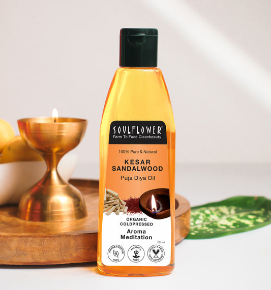 Kesar Sandalwood Puja Diya Oil