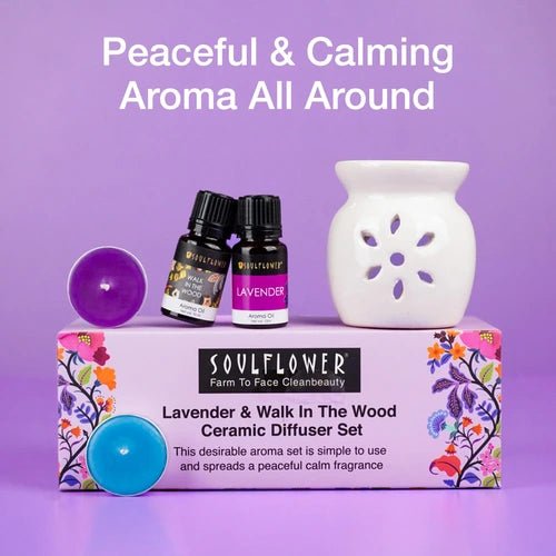 Premium Collection of Handpicked Fragrances with Ceramic Diffuser and Candle Set – Perfect for Home Décor, Aromatherapy, and Gifting.