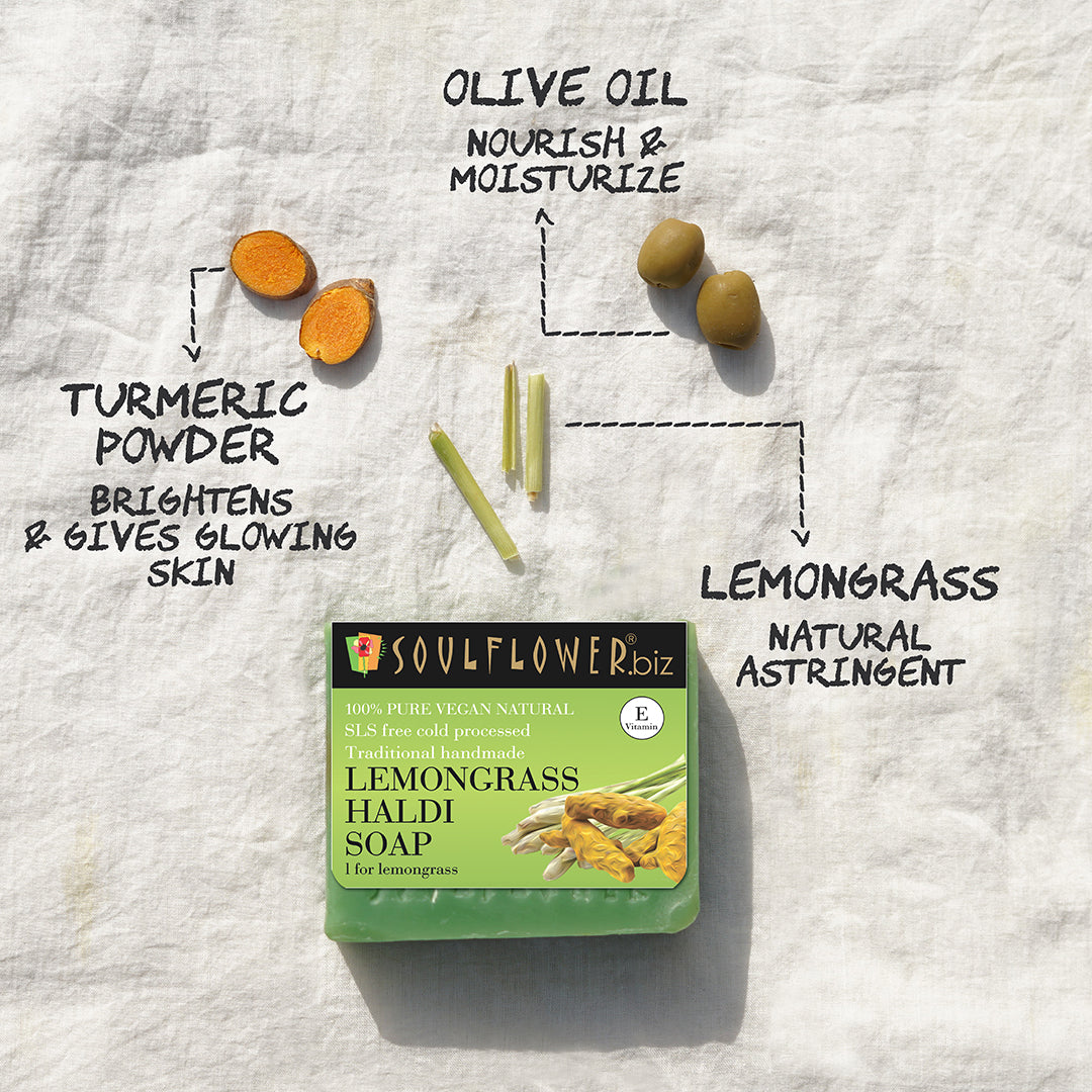 Lemongrass Haldi Soap