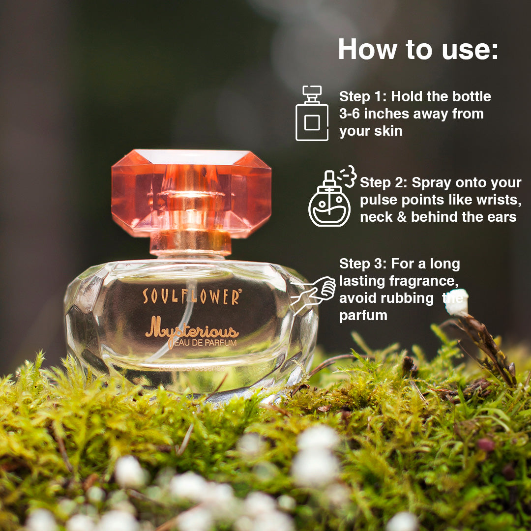 Mysterious Eau De Parfum - Premium Luxury Long Lasting Perfume with 16% Essential Oils