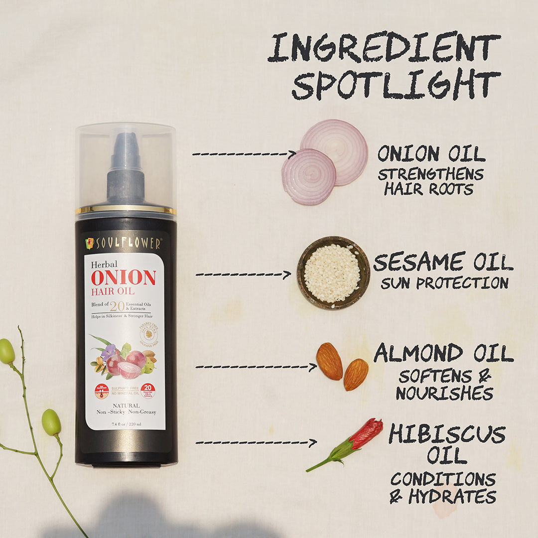 Amla and Onion Hair Oil | Promotes Hair Growth, Reduces Hair Fall