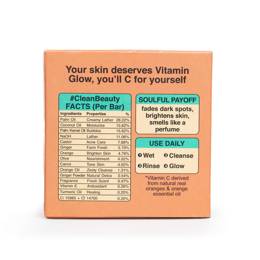 Vit C Orange Carrot Soap - Magic Eraser of Dark Spots