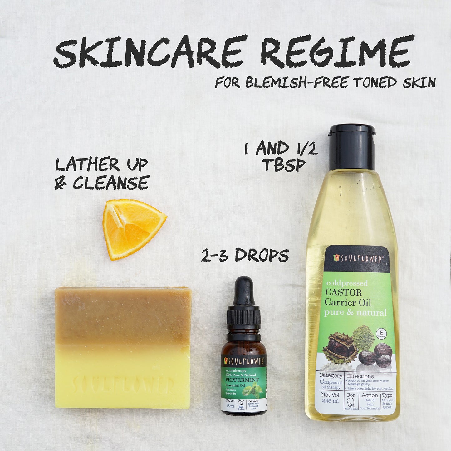 skin care regime for blemish free toned skin 