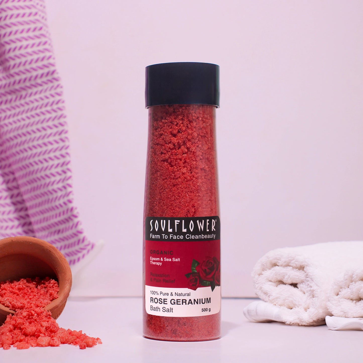 Rose Geranium Epsom Bath Salt