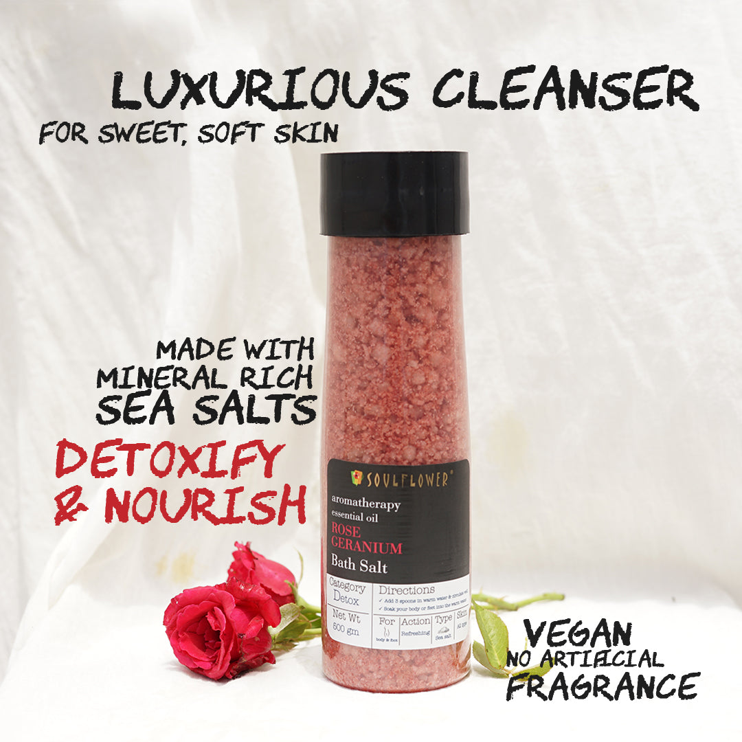 Rose Geranium Aroma Bath Salt