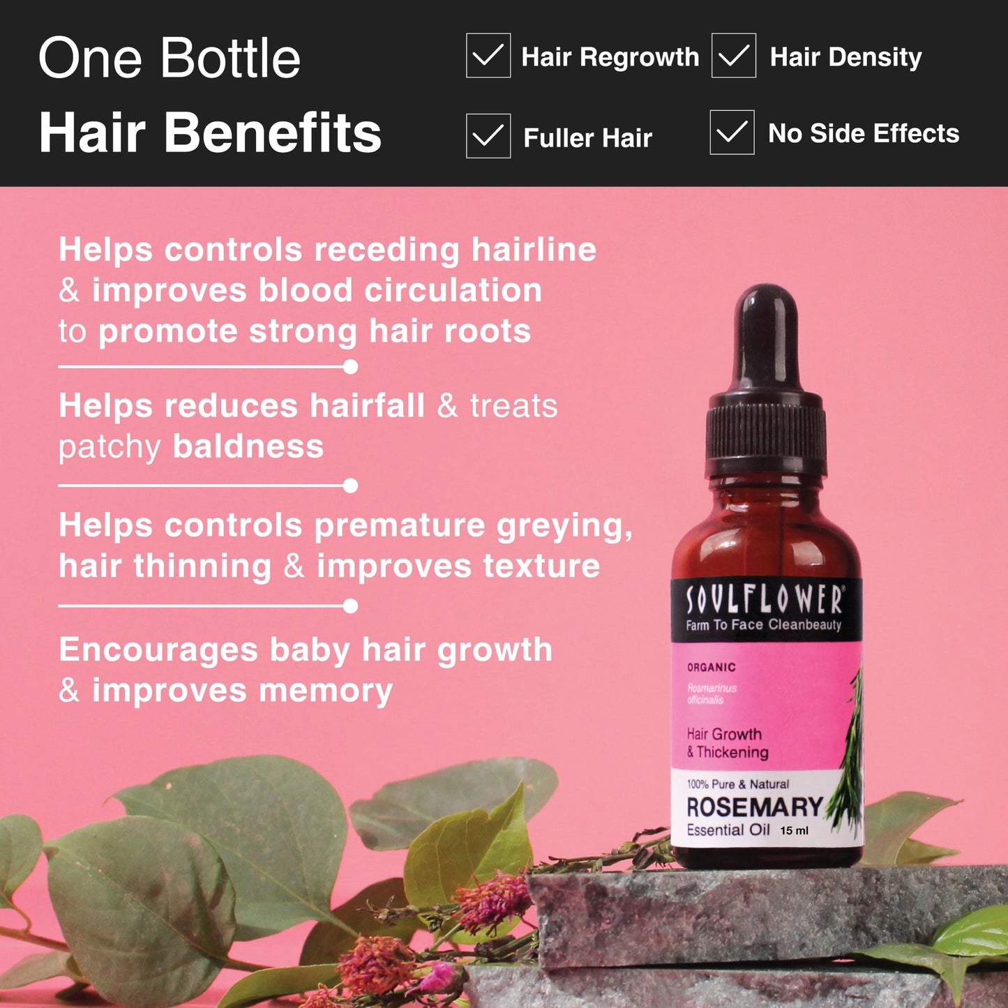 hair benefits of rosemary essential oil