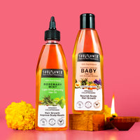 Rosemary Hair Oil & Baby Oil Combo for Gentle Baby Hair