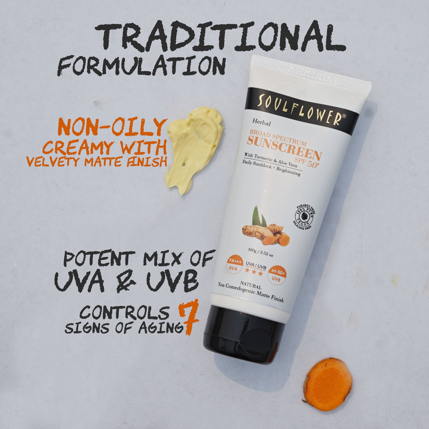 SPF 50+ Broad Spectrum, Lightweight, No-Cast Sunscreen