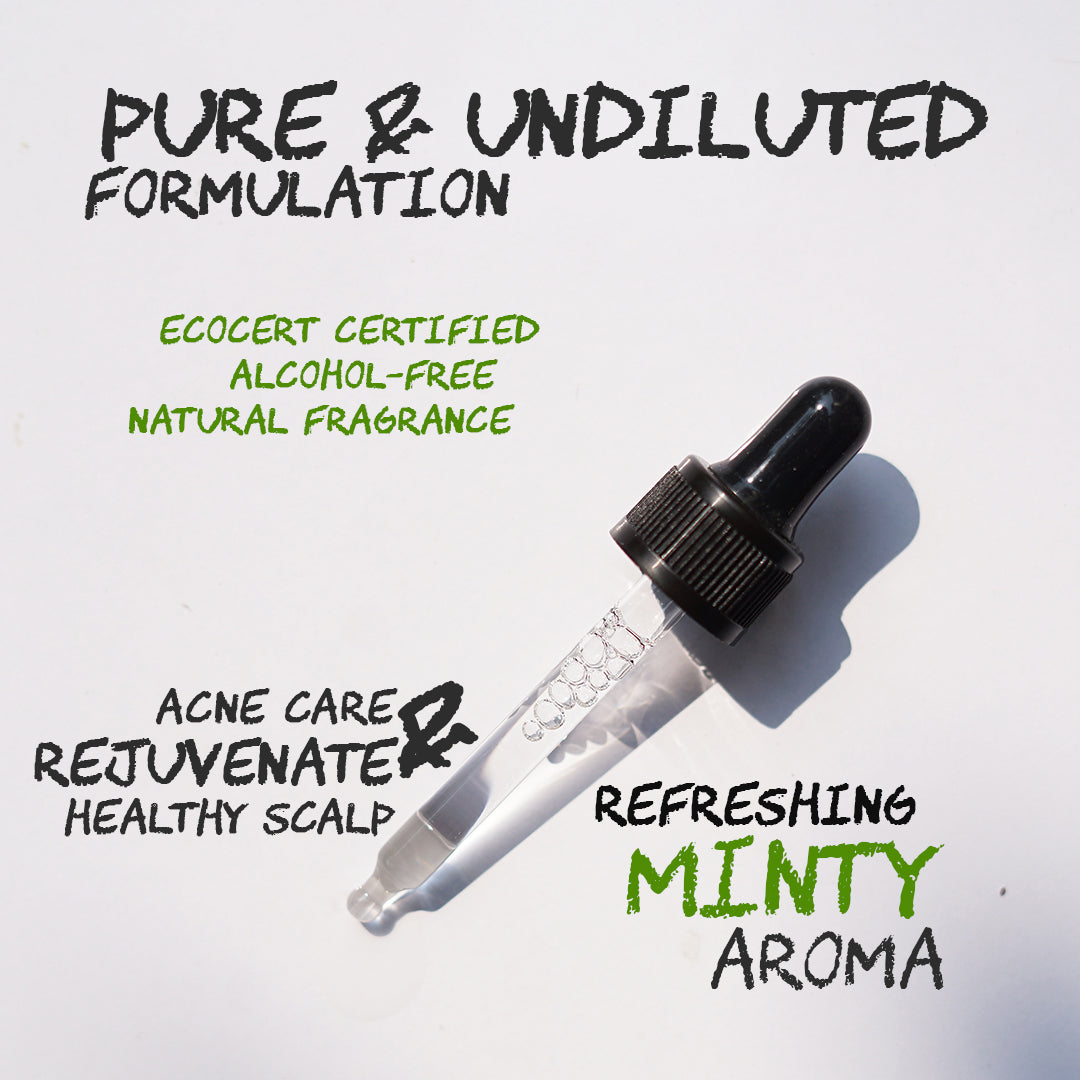 Tea Tree Essential Oil for Dandruff & Acne