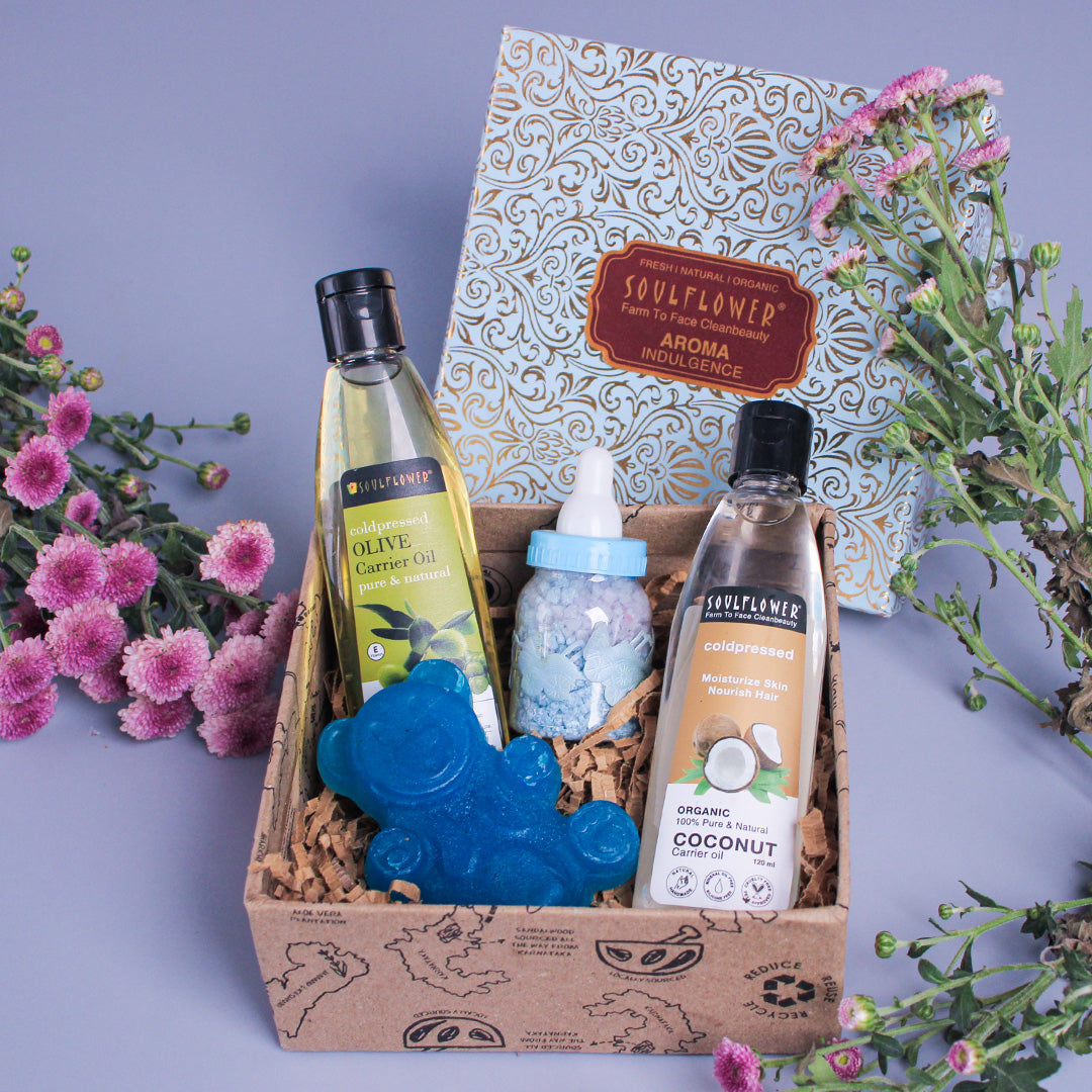 Organic baby skincare giftbox