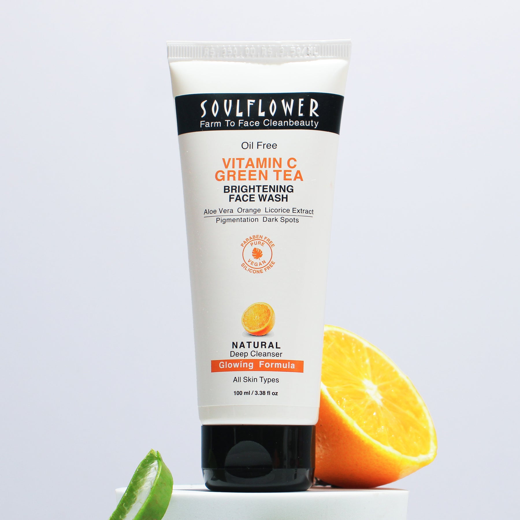 Vitamin C Green Tea Brightening Face Wash 100ml - Tube