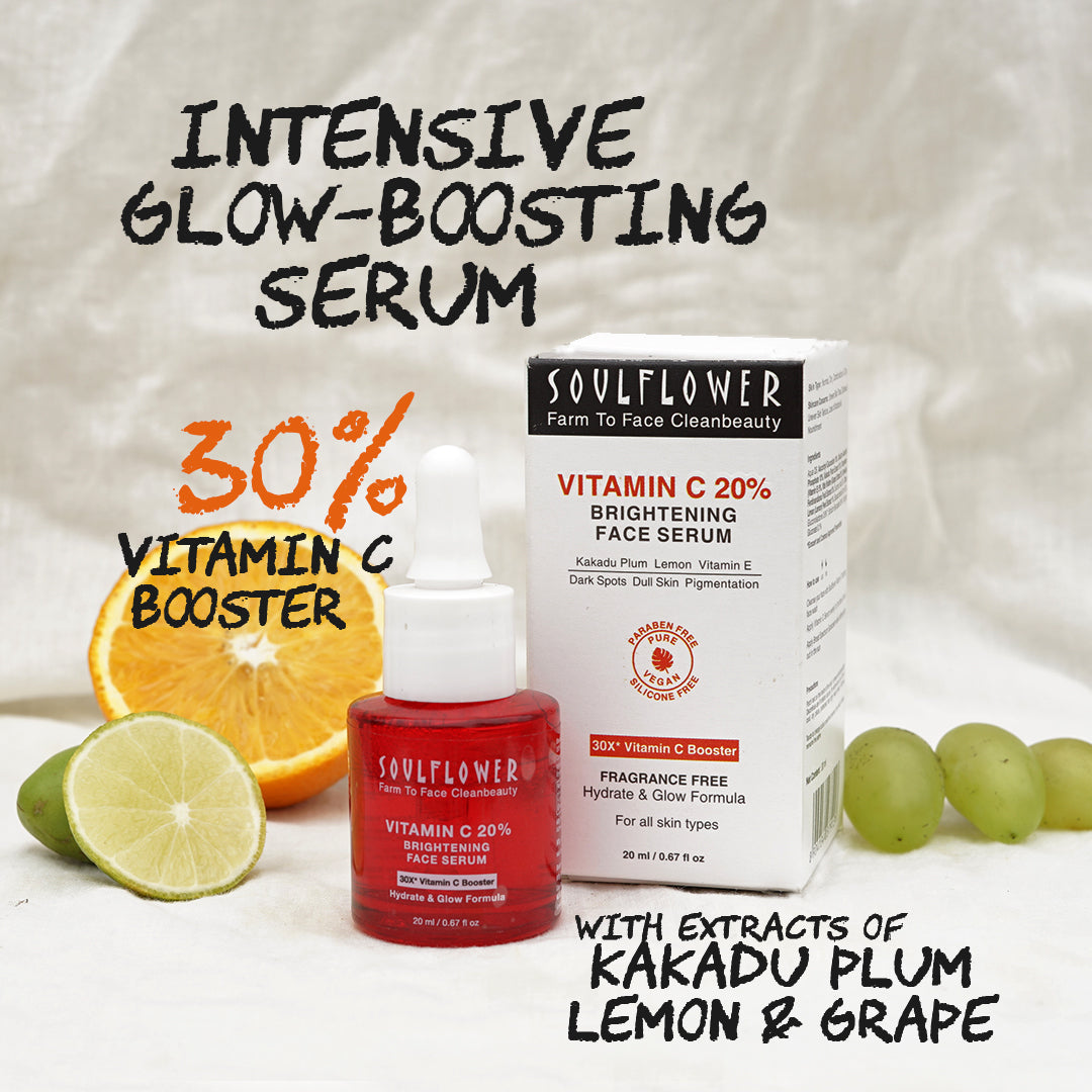 30X Vitamin C Serum for Bouncier & Brighter Skin, Dermatologically Tested