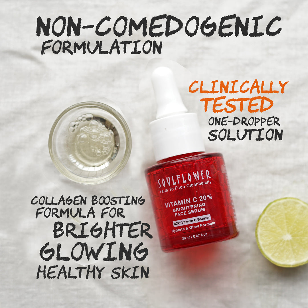 30X Vitamin C Serum for Bouncier & Brighter Skin, Dermatologically Tested