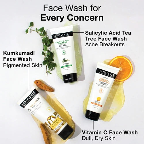 Vitamin C Green Tea Brightening Face Wash 100ml