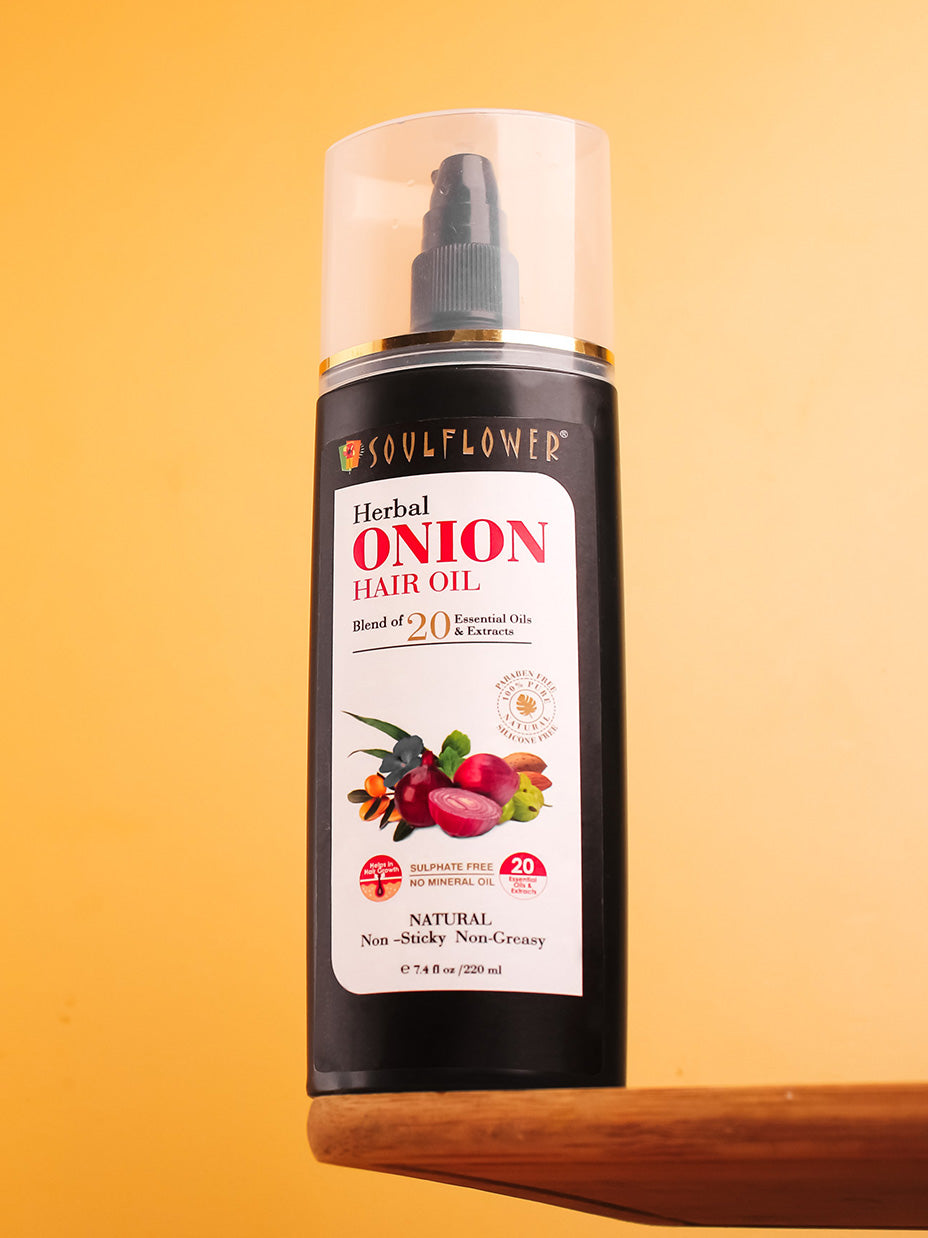 Amla and Onion Hair Oil | Promotes Hair Growth, Reduces Hair Fall