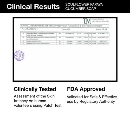 Clinically tested and FDA Approved natural and organic soap