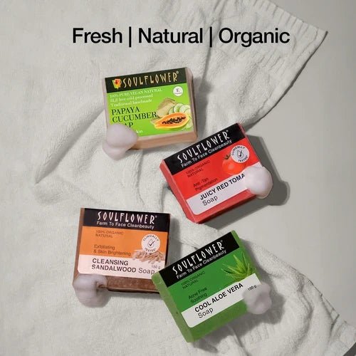 Fresh, natural, and organic handmade soaps for radiant and healthy skin.