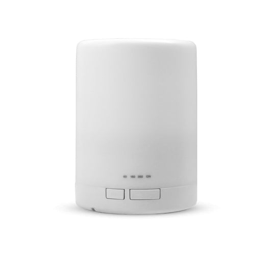 Round Mist Electric Aroma Diffuser by Soulflower for Home, Office & Spa, Natural Aroma Rejuvenation, 300 ml Capacity, 7-Color LED, Auto Shut-Off