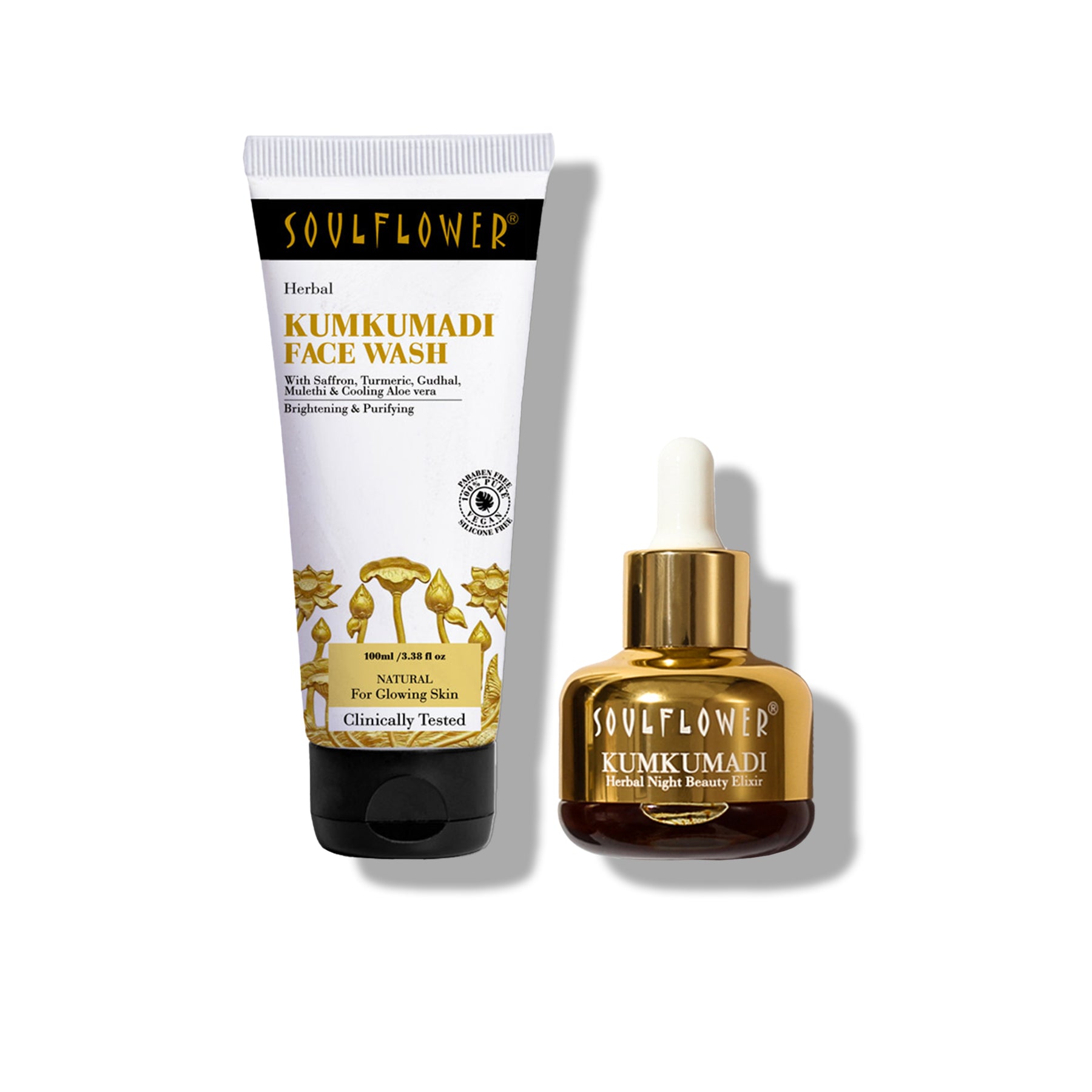 Kumkumadi Face Wash & Oil Combo