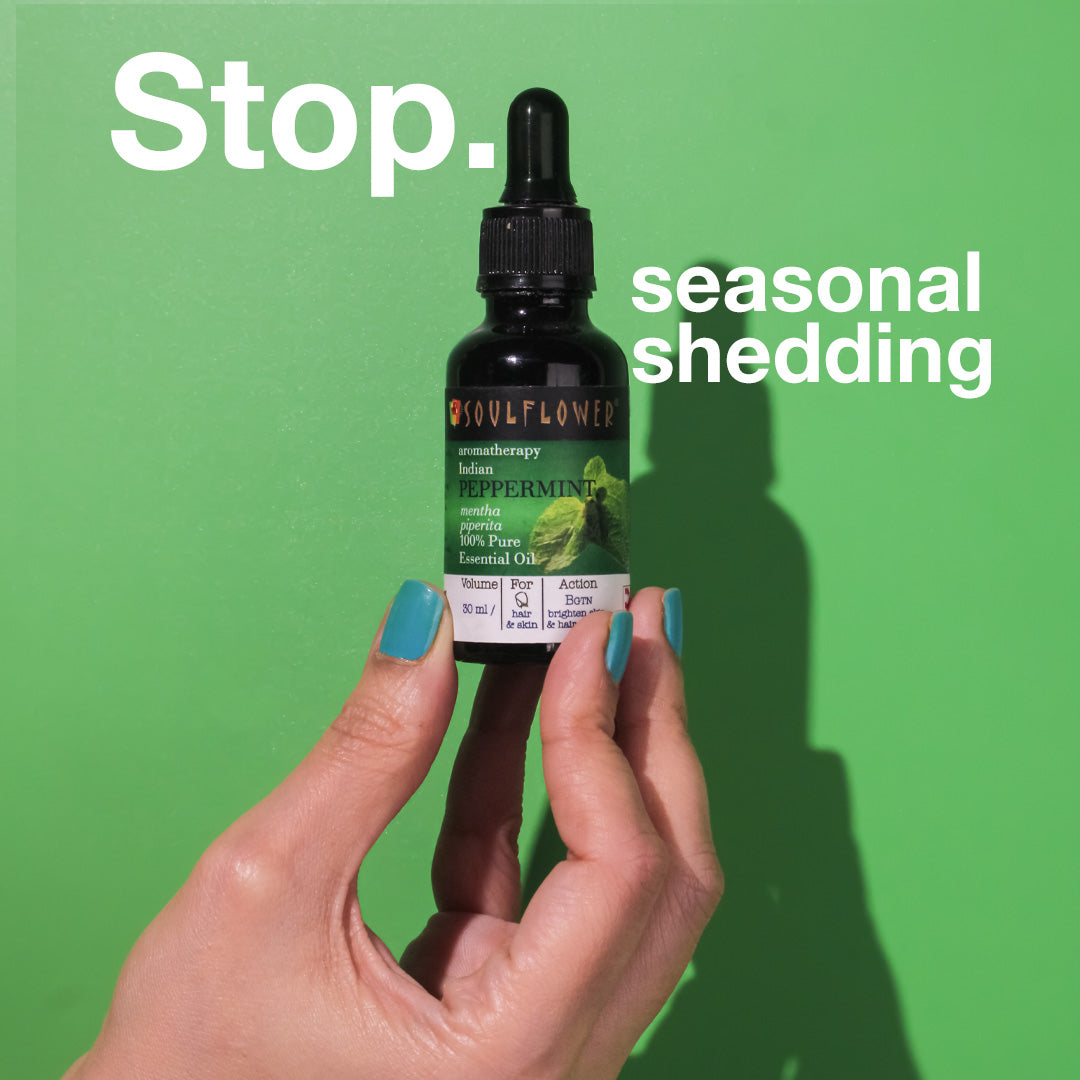 Peppermint Essential Oil For Oily To combination Skin and Hair Types