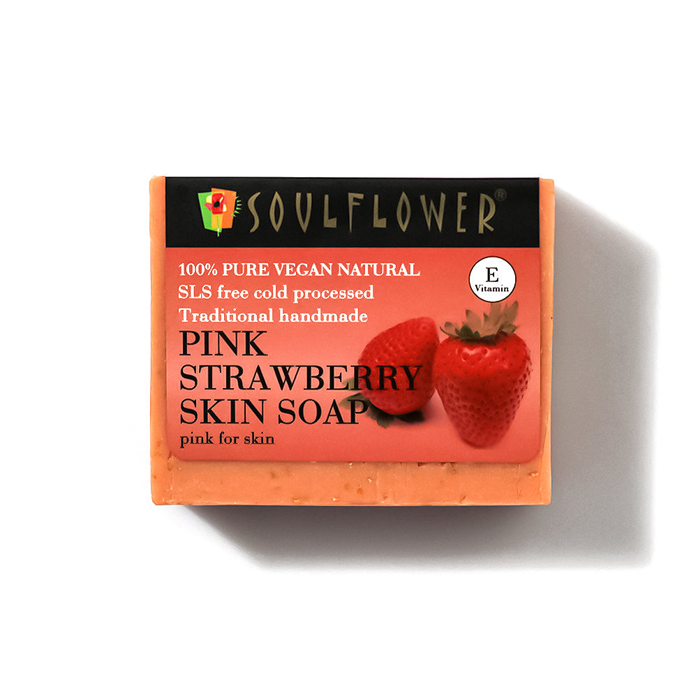 strawberry organic soap