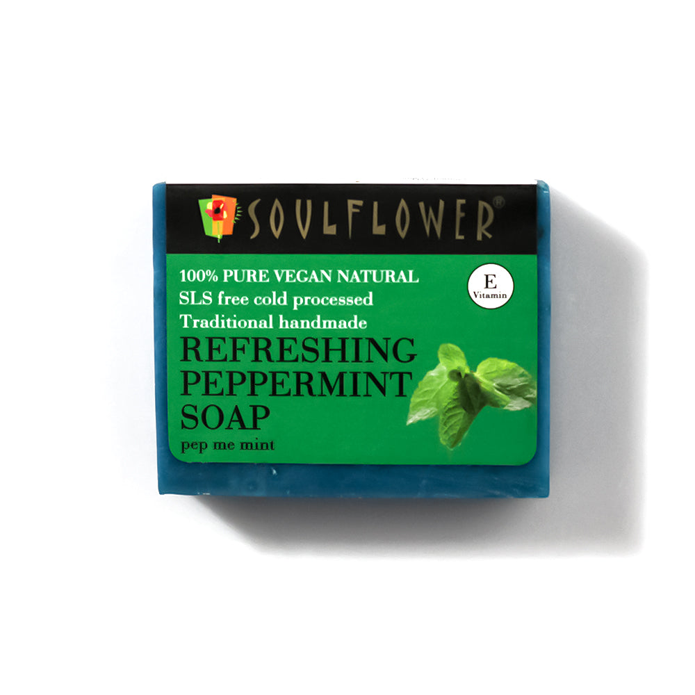 Soullfower Refreshing Peppermint Soap