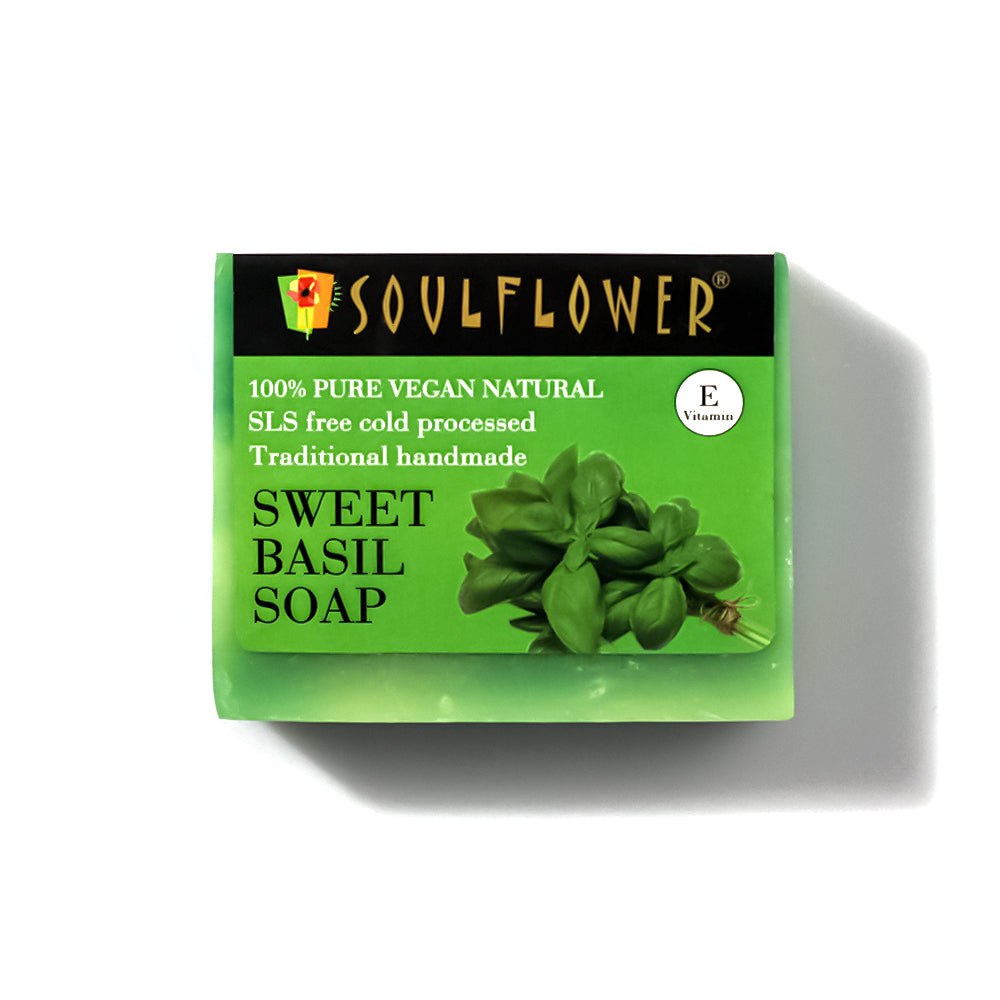 Soulflower Sweet Basil Soap