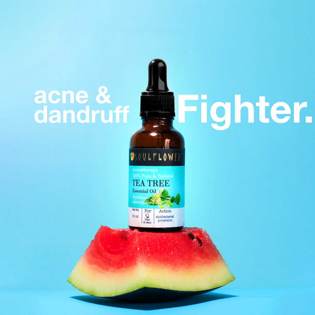 Tea Tree Essential Oil for Dandruff & Acne