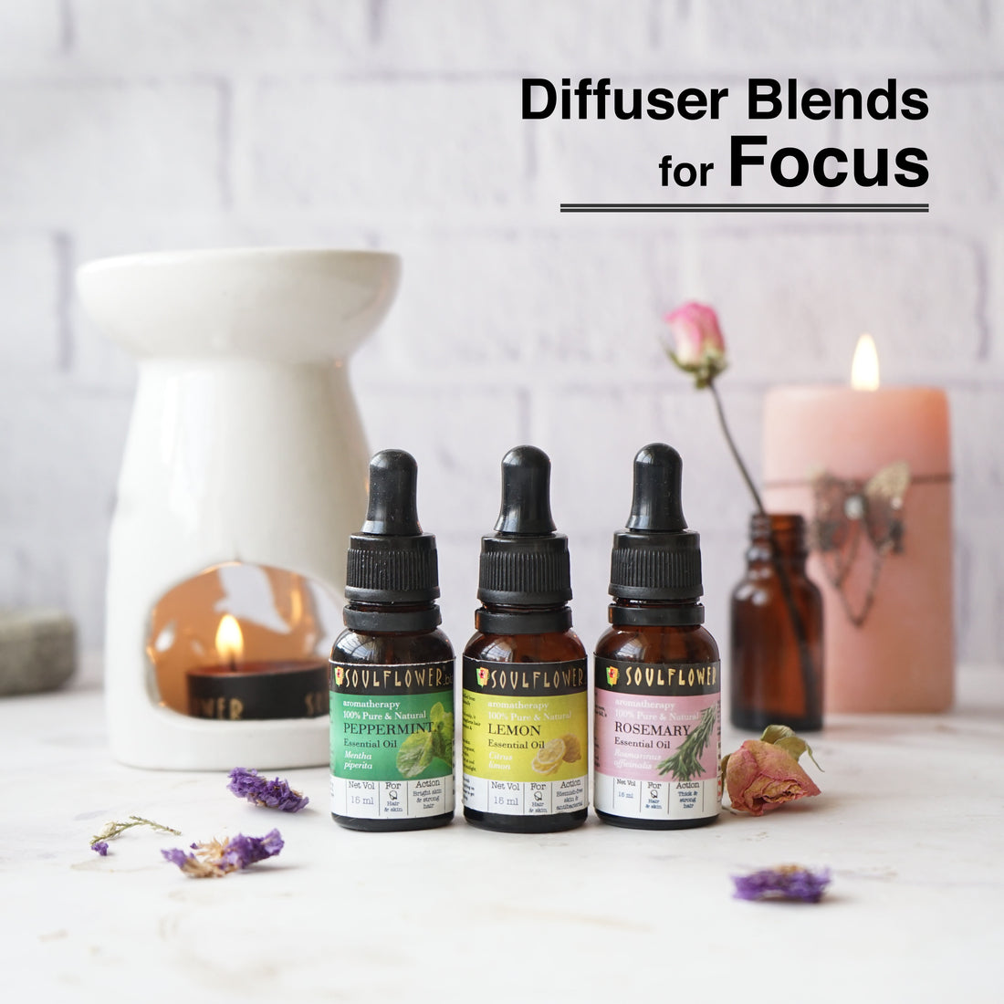 Diffuser Blends for Focus