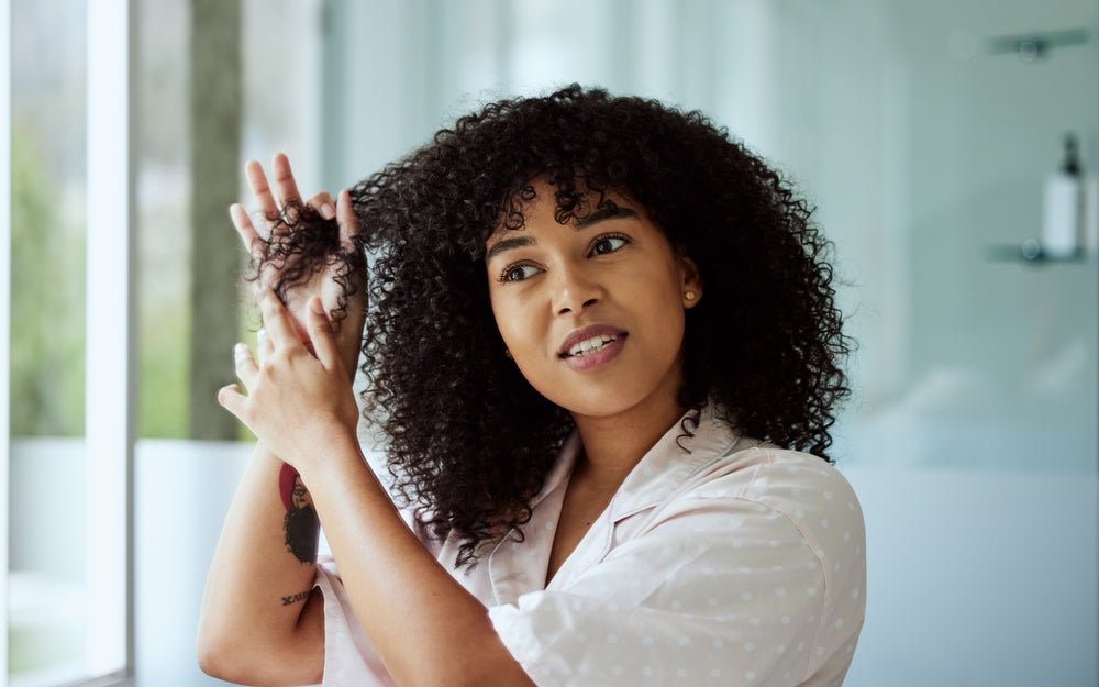 using Castor Oil and Argan Oil for Curly Hair Routine 