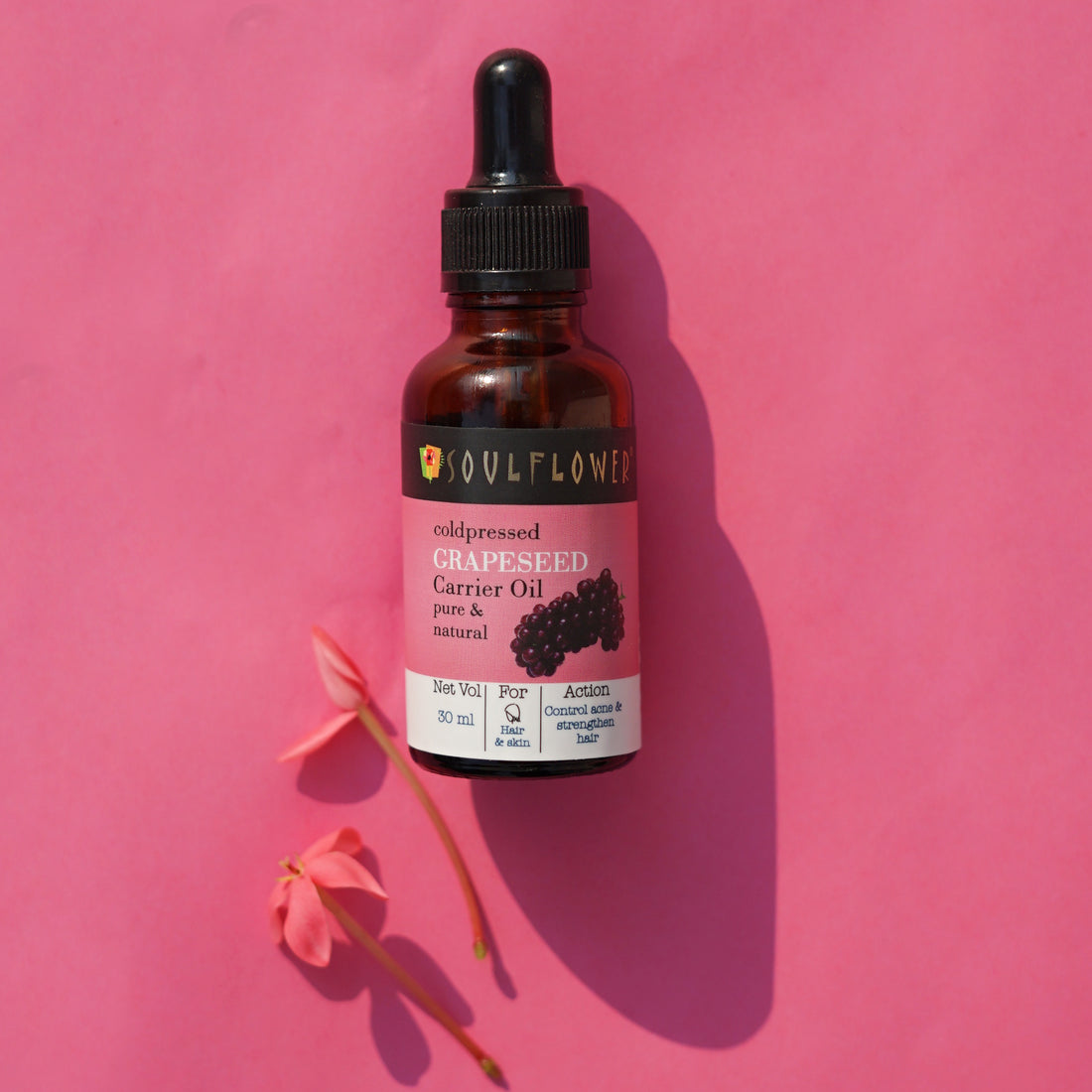 Image of coldpressed Grapeseed Carrier Oil which is pure and natural