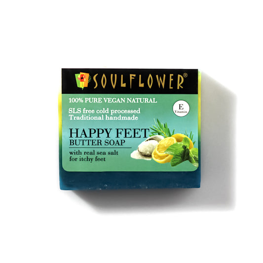 Ultimate Foot Care | Soulflower's Happy Feet Butter Soap