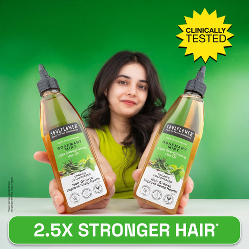 Rosemary Mint Light Hair Growth Oil - Soulflower