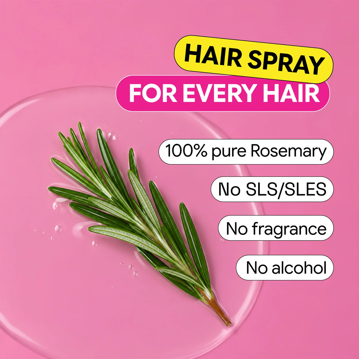 Rosemary Hair Spray Strength Boost + Hair Refresh