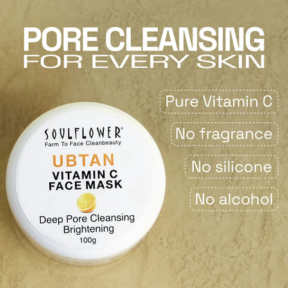 Deep Pores Cleansing & Brightening Ubtan Face Mask