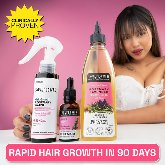 3X Rosemary Hair Growth Routine
