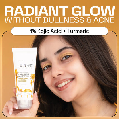 Kumkumadi Face Wash with 1% Kojic Acid & Turmeric