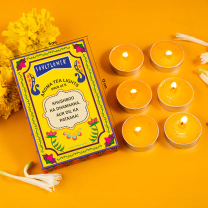 T-Light Candle Gift Pack Of 6