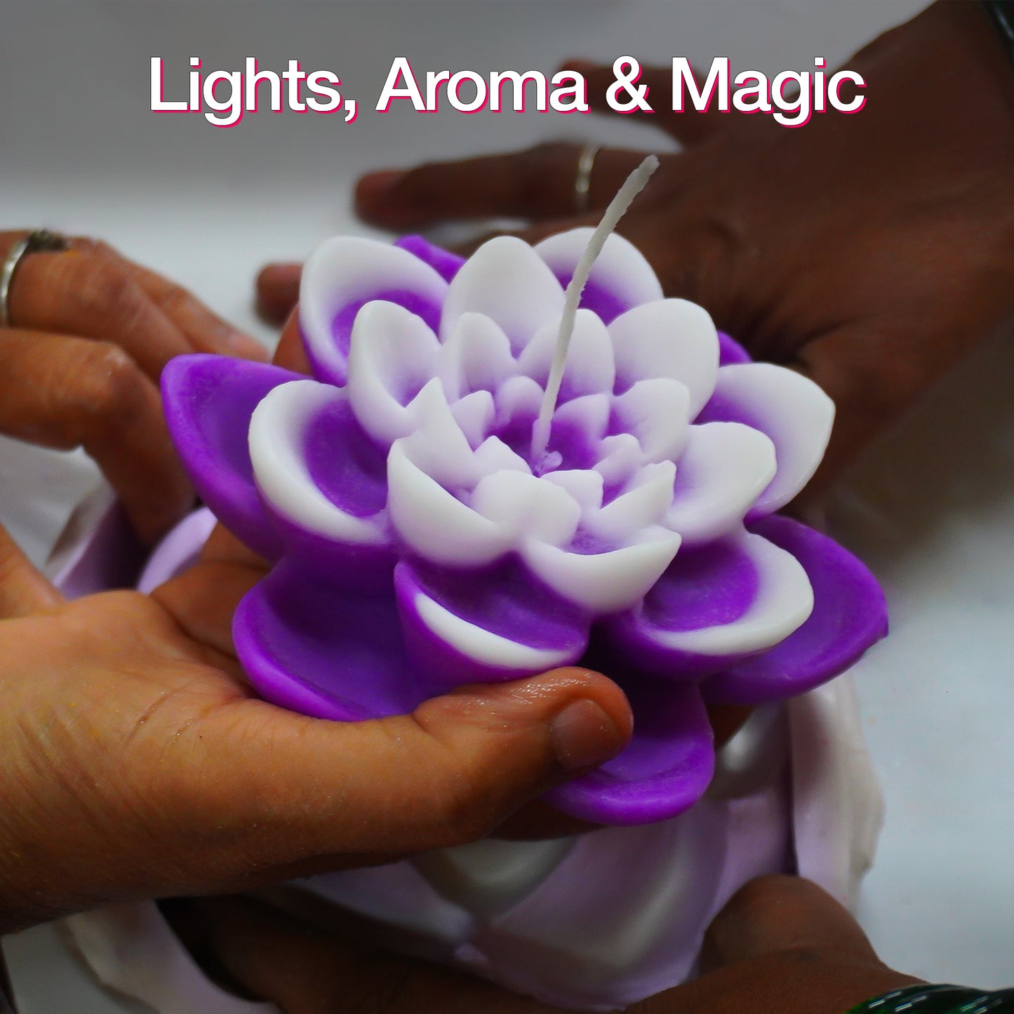 Lotus Candle Wedding Gift