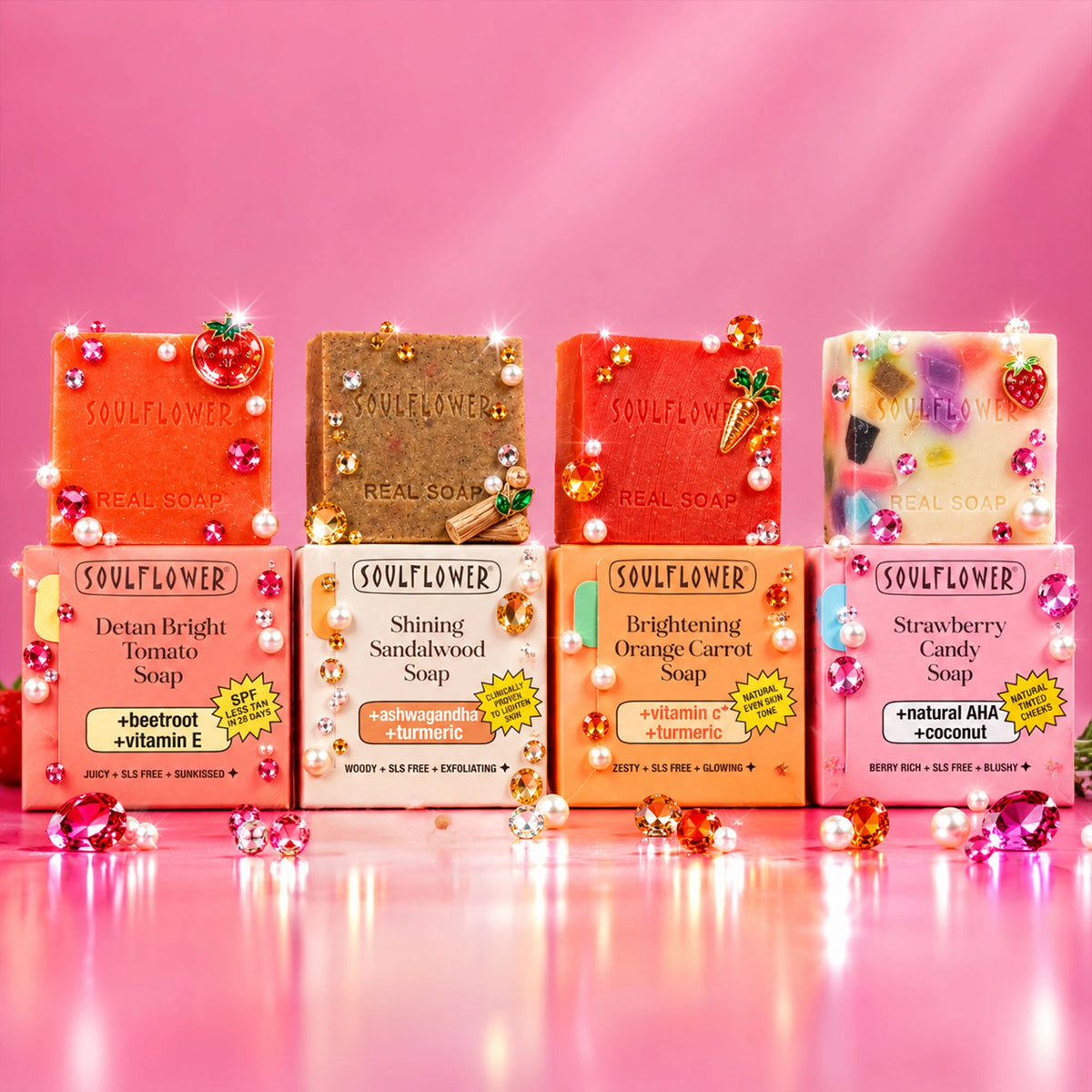 4 Everyday Glow Soaps
