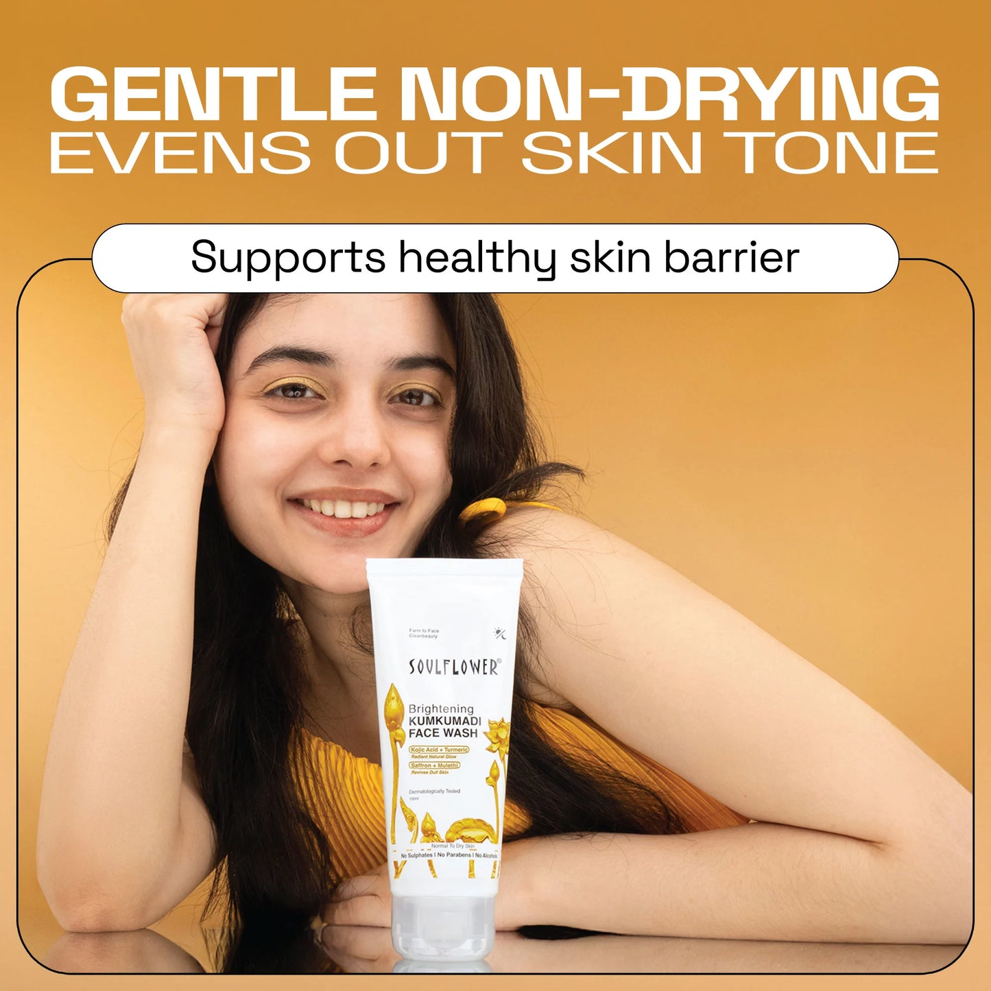 Kumkumadi Face Wash with 1% Kojic Acid & Turmeric