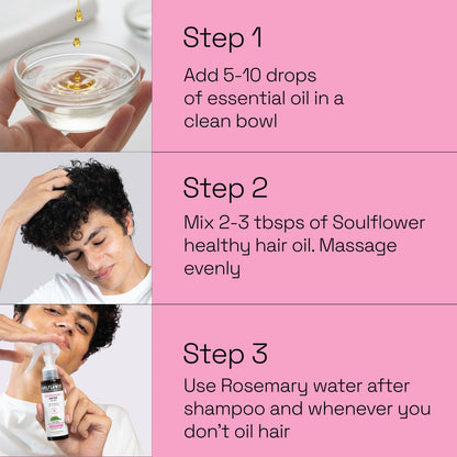 3X Rosemary for Hair Fall